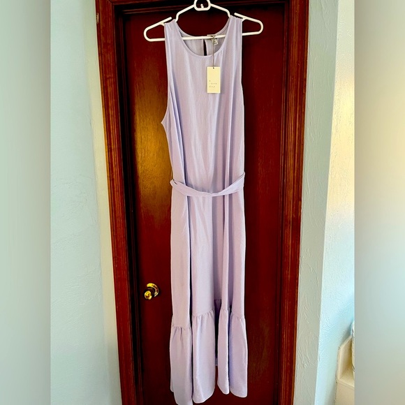 NWT A New Day Long Flowy Lilac Dress- XL - Picture 2 of 4